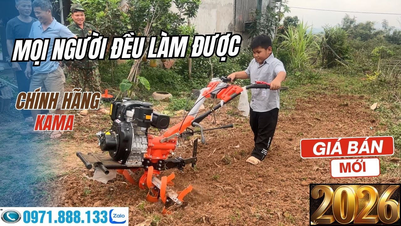 Máy Xới Đất KAMA 178 Đời Mới Năm 2026 Có Giá Bán Bao Nhiêu ?