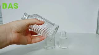 Custom Clear Aroma Glass Reed Diffuser Bottle | Fragrance Glass Bottle
