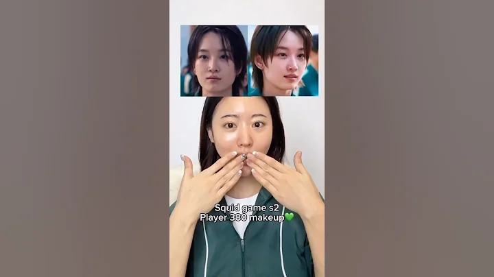 Squid game s2 Player 380 makeup💚