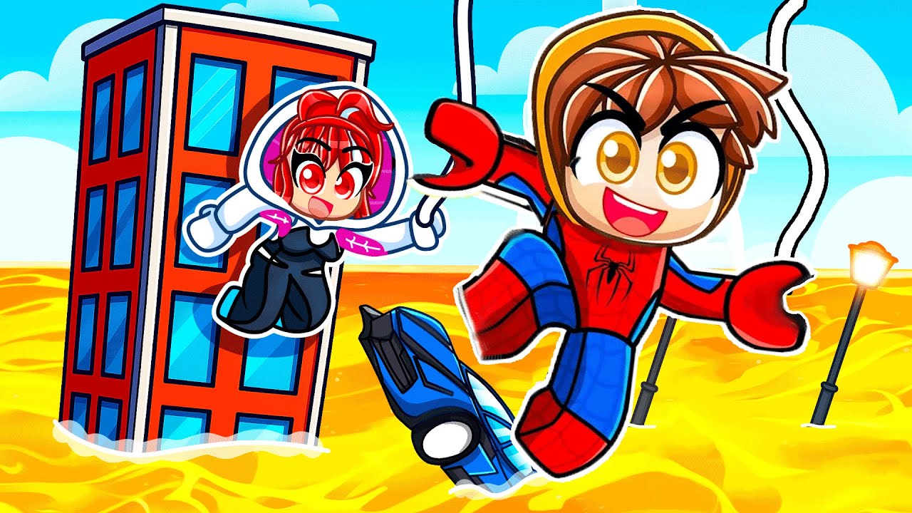 ROBLOX FLOOR IS LAVA: SPIDERMAN EDITION