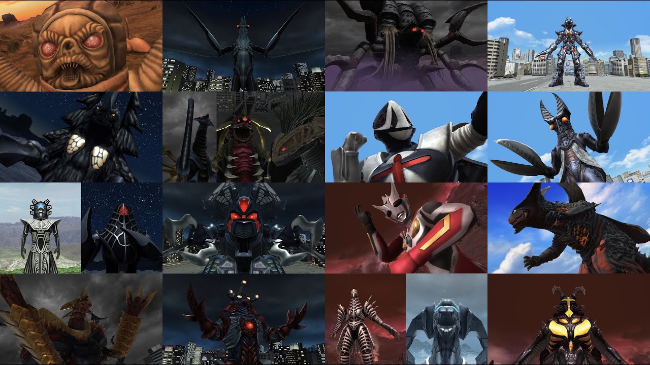 【ウルバト】全キャラクター全モーション集その2 ウルトラマンG〜ウルトラマンメビウスAll character all motion collection part2【ウルトラ怪獣バトルブリーダーズ】