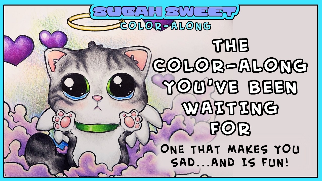 How about a fun color-along that will make you smile while pulling at your heartstrings?