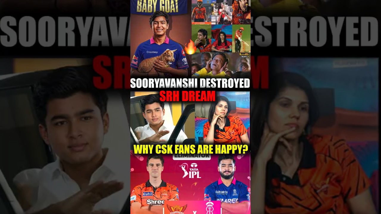 RR INTO QUALIFIERS 2 🔥 SOORYAVANSHI HITTING SIXES, ARCHER WICKETS, RR VS SRH REVIEW #shorts #ipl2026