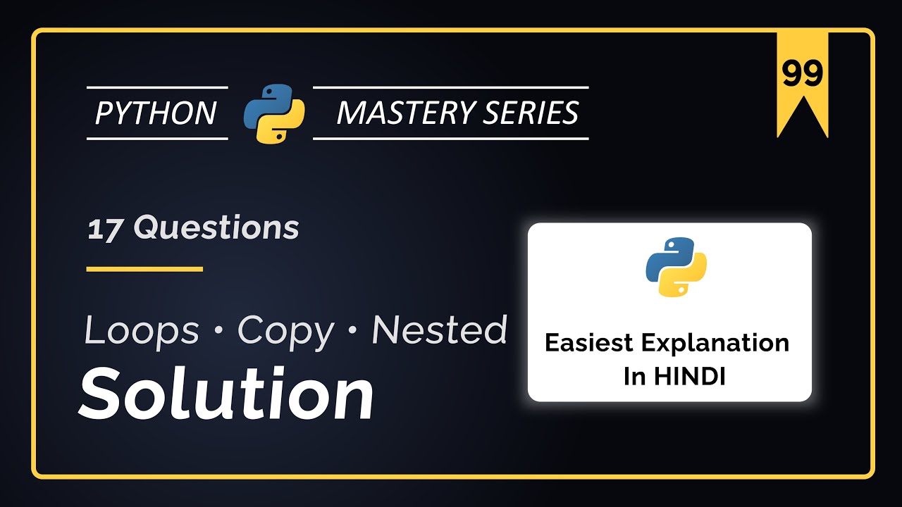 Python Dictionary in Hindi: 17 Must-Solve Questions (Loops • Copy • Nested) | Python for Beginners