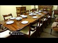 Antique Mahogany Dining Table And Chairs