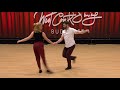 Ben Morris & Victoria Henk BudaFest 2019 Pro Demo - Improv West Coast Swing Dance