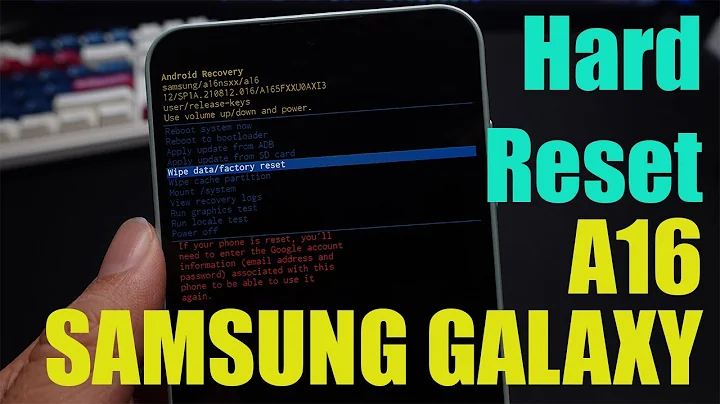 How To Hard Reset Samsung Galaxy A16