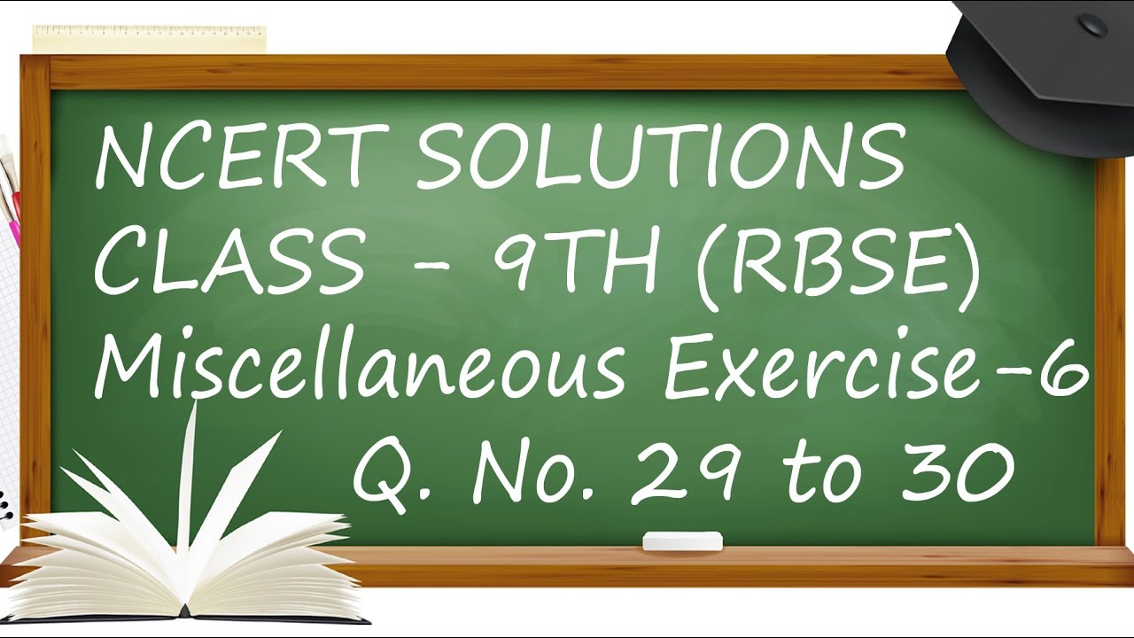 Rectilinear Figures Ch 6 Miscellaneous Exercise 6 Q. No. 29 & 30 Class 9th Maths set india cid