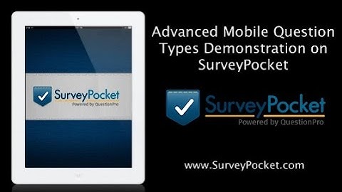 SurveyPocket - Advanced Question Types