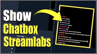 How to Show Chatbox on Streamlabs OBS LIVESTREAM (OBS Chatbox Overlay Tutorial) screenshot 2