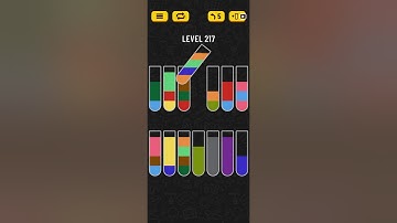 Water Sort Puzzle Level 217 Walkthrough