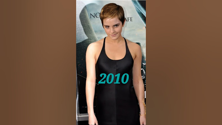 Emma Watson over the years. #timelapse