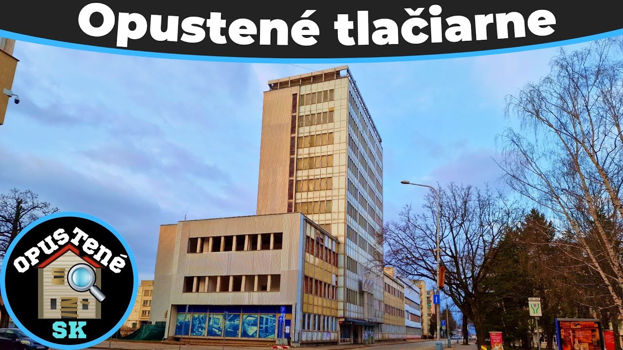 Opustený areál slávnych tlačiarní 🏭 URBEX