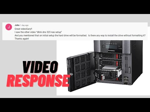 Dlink DNS 323 NAS setup video response