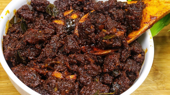 A delicious beef pickle without the added tang of vinegar!! 👌/ Beef Pickle / Kerala Style