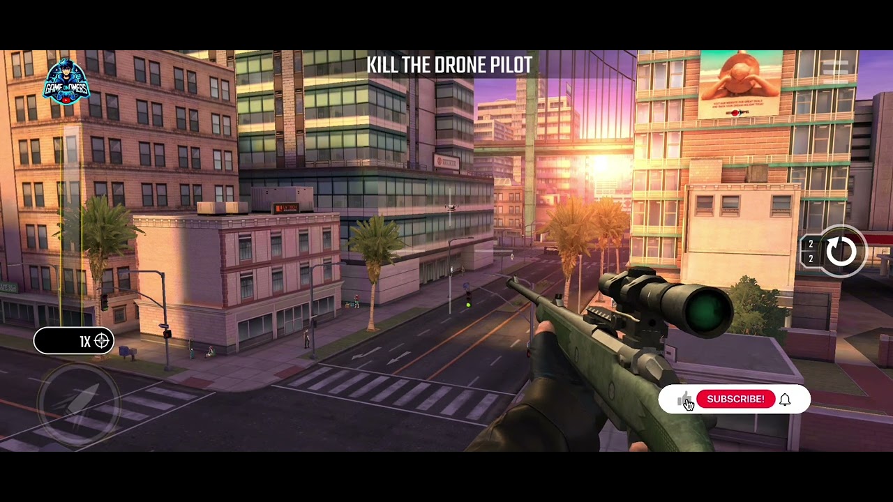 Pure Sniper Mission 10 The Crime Machine Kill The Drone Pilot