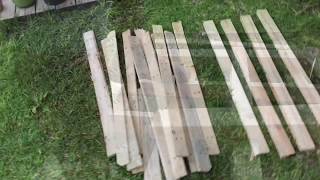 How to disassemble a pallet - no tools needed