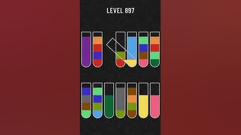 water sort puzzle - level 897