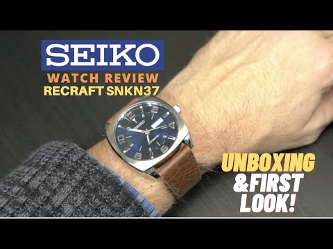 Seiko Recraft SNKN37 Watch - Unboxing & First Look - YouTube