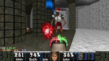 Doom 2 - Snow Wave (Map 11: Get Off My Snow-Covered Lawn): UV-Max Blind (Map Author: MFG38)