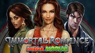Immortal Romance Mega Moolah slot by Games Global Portfolio | Gameplay + Free Spins Feature screenshot 4