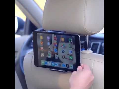 Car Headrest Mount, Car Rear Seat Mount, Tablet Headrest Mount, 360 ° Rotation,Universal