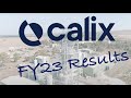 Calix fy23  hy24 results