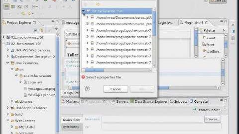 JSF ejemplo básico messages properties i18n (parte 1)