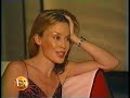Kylie Minogue report &amp; int in Paris @ Exclusif, 7 sep 00