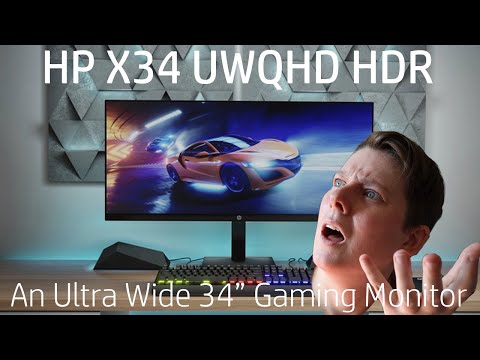 HP X34: A great value for money ULTRA WIDE QHD Monitor, surely its a dream