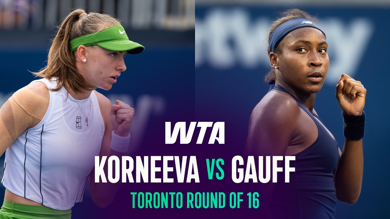 Alina Korneeva vs. Coco Gauff | 2026 Toronto Round of 16 | WTA Match Highlights