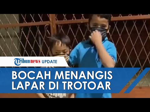 Viral Video TikTok Bocah Nangis di Trotoar karena Lapar, Ini Pengakuan Pengunggah