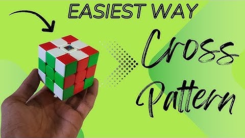 cross pattern in 3x3 Rubik