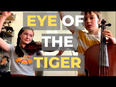 EYE OF THE TIGER 2CELLOS COVER Elijah Pearl De La Motte Survivor Rocky 3