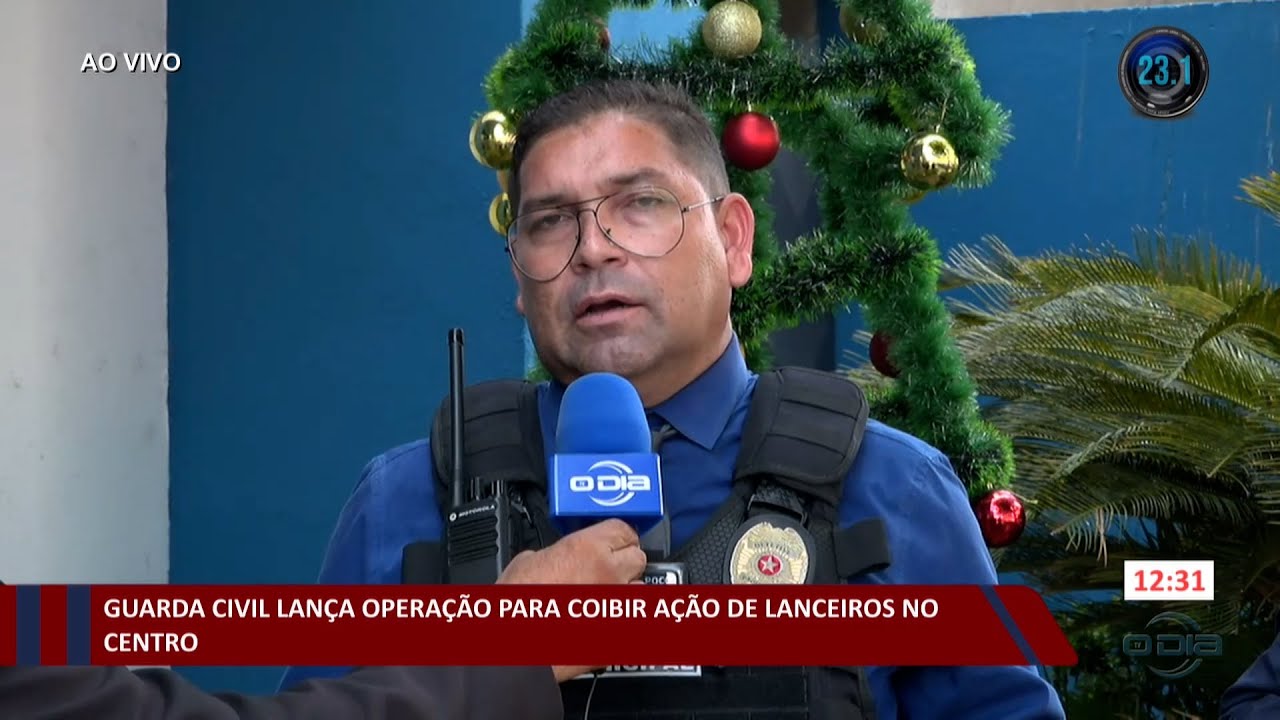 Ao Vivo: Guarda Civil lança Operação para coibir ação de lanceiros no Centro 22 11 2023