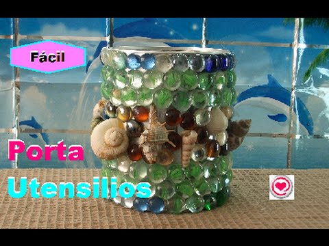 Manualidades: organizador para baño, cocina, tocador (reciclaje ...