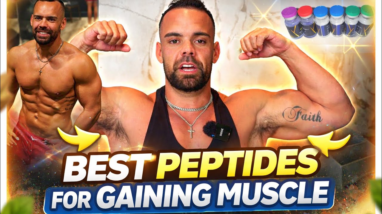 Best Peptides for Muscle Growth (IGF-1 LR3, Tesamorelin, Ipamorelin Explained)