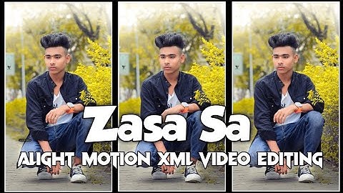 Zara Sa 🥀 | XML FILE | Alight motion XML video Editing | Love Song | XML FILE 💳🥀||