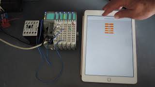 Application TeslaSCADA2 Runtime with iOS tablet and S7-1200 screenshot 2