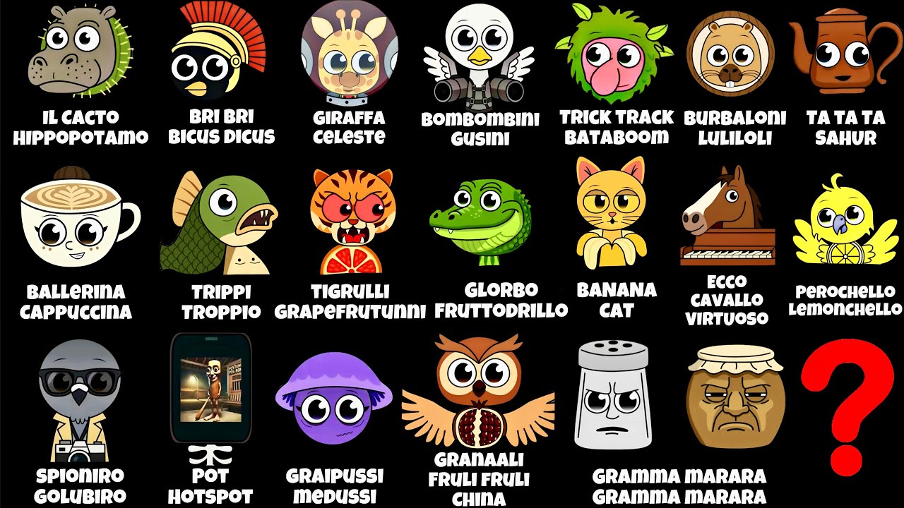 Stunning Every Italian Brainrot Characters From Incredibox Sprunki In 8 Minutes Abstract Concept Stunning Every Italian Brainrot Characters From Incredibox Sprunki In 8 Minutes Abstract Concept