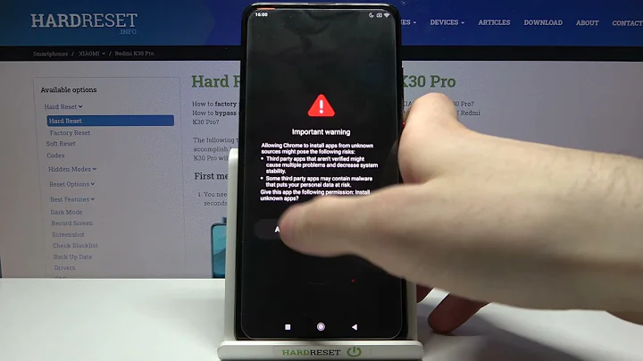 How to Install Apps From Unknown Sources on XIAOMI Redmi K30 Pro – Allow Unknown Sources