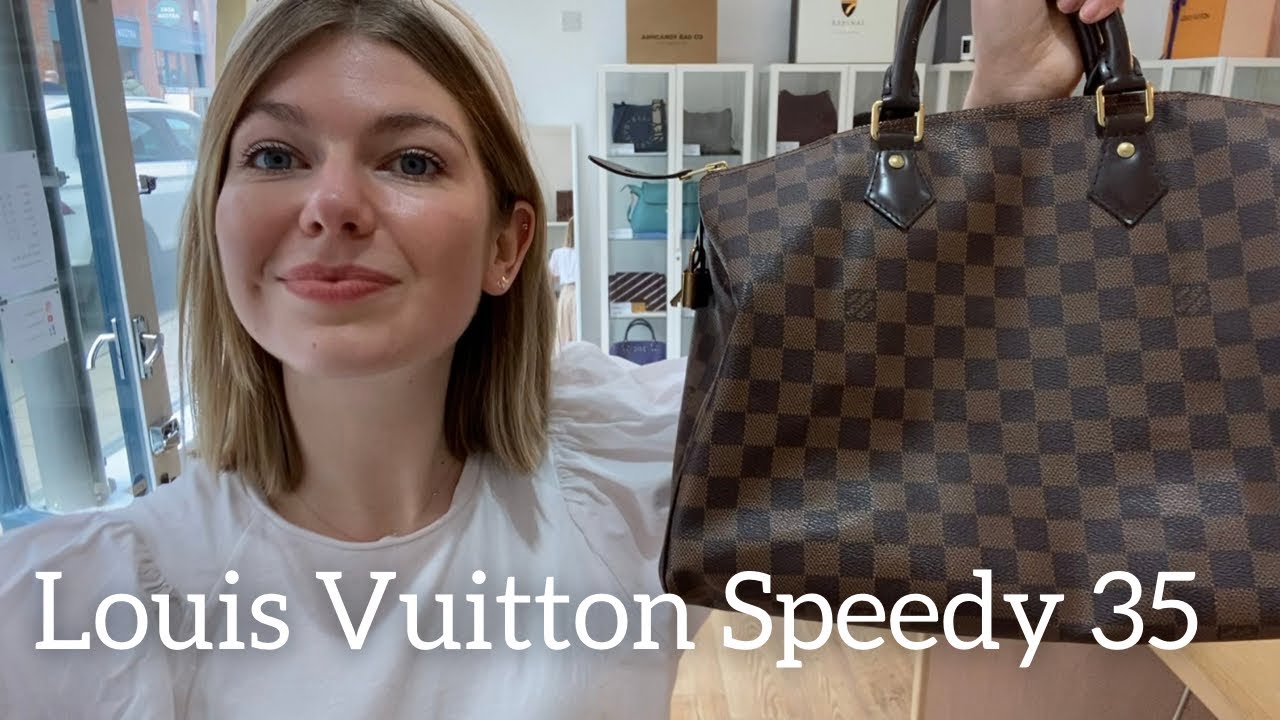 Luis Vuitton SPEEDY 35 Damier Ebene Bandouliere