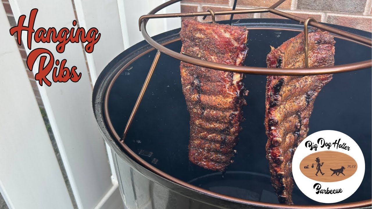 Hanging Ribs on the Weber Smokey Mountain | The Best Way to Cook Ribs ...