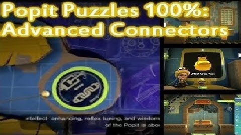 Little Big Planet 3 100% Prize Bubbles - Popit Puzzles 8 Advanced Conectors