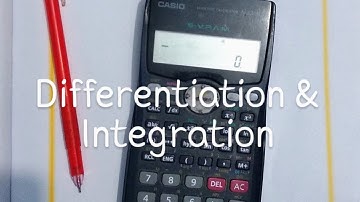 How to solve Differentiation and Integration by Calculator fx-100 MS   #MrOctober
