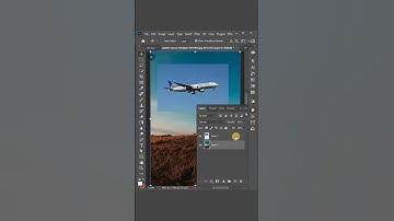 Add Aeroplane  #photoshop