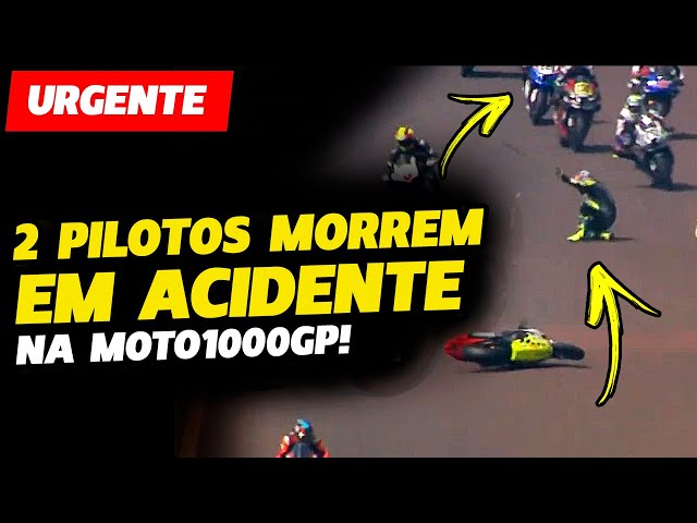 Pilotos morrem depois de acidente na corrida do Moto1000GP, em Cascavel