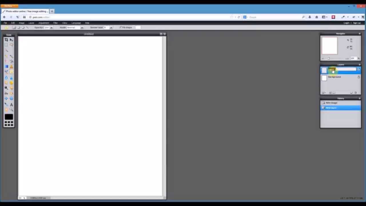 Creating a basic website wireframe using pixlr youtube