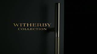 Witherby Collection Luxury Non-Locking Ladder Pull Handle In Brushed and Polished Brass