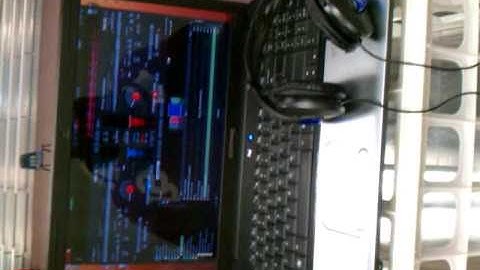 Numark Mixtrack , Virtual DJ PRO 7, and DJ io live setup